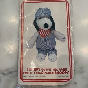 Vintage snoopy wardrobe train conductor outfit